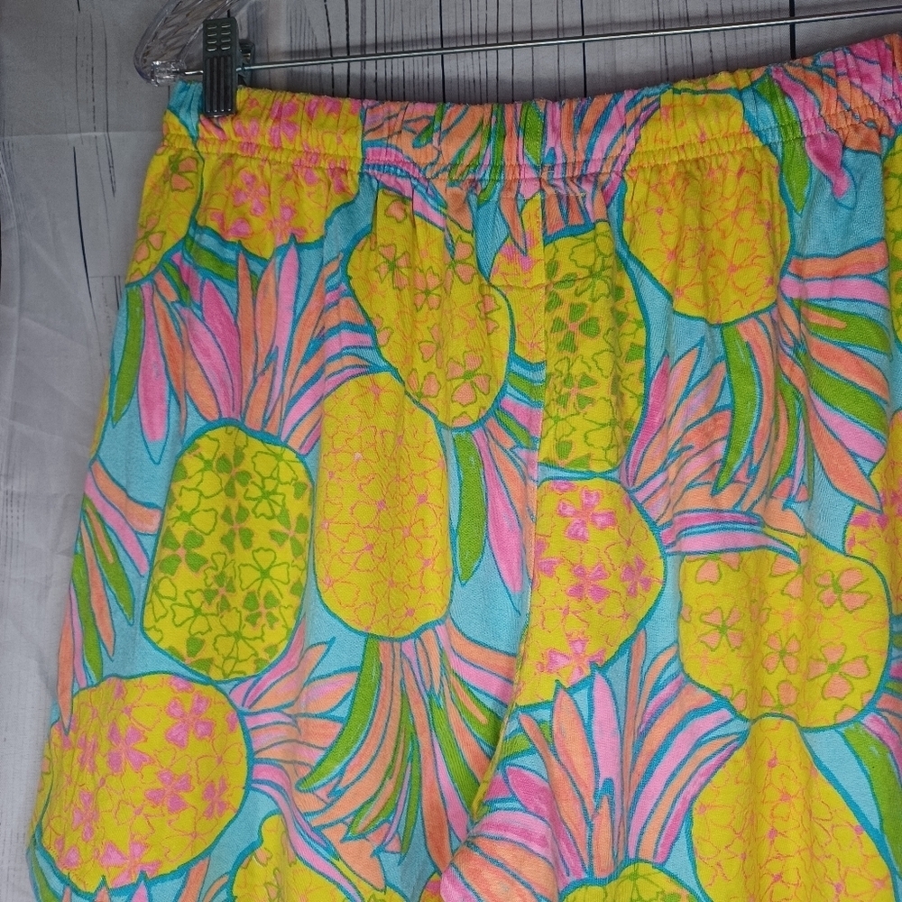 Chubbies Hooligans Neon Pineapple Retro Preppy Men's Lounge Shorts - Picture 9 of 11
